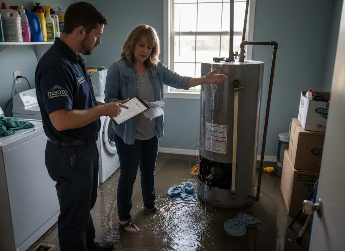 What DeSoto Residents Pay for Water Heater Leak Repair
