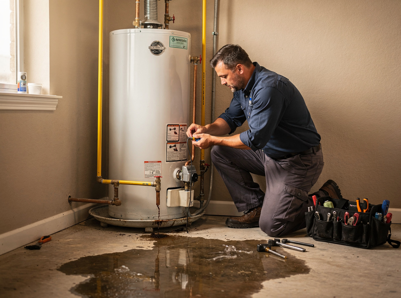 Water Heater Leak Repair in Cedar Hill TX, TX 75104