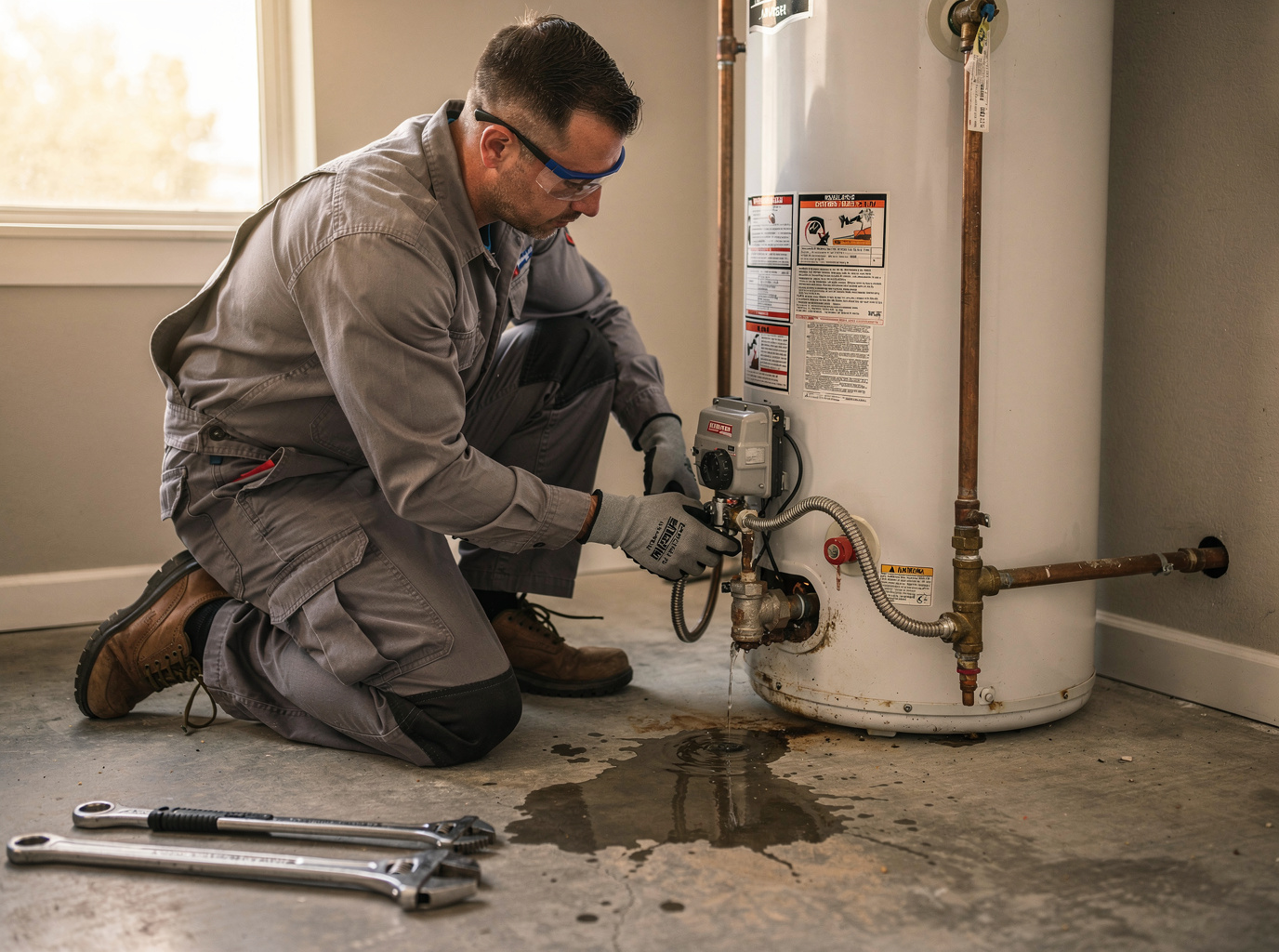 Gas Water Heater Leak Repair in DeSoto, TX