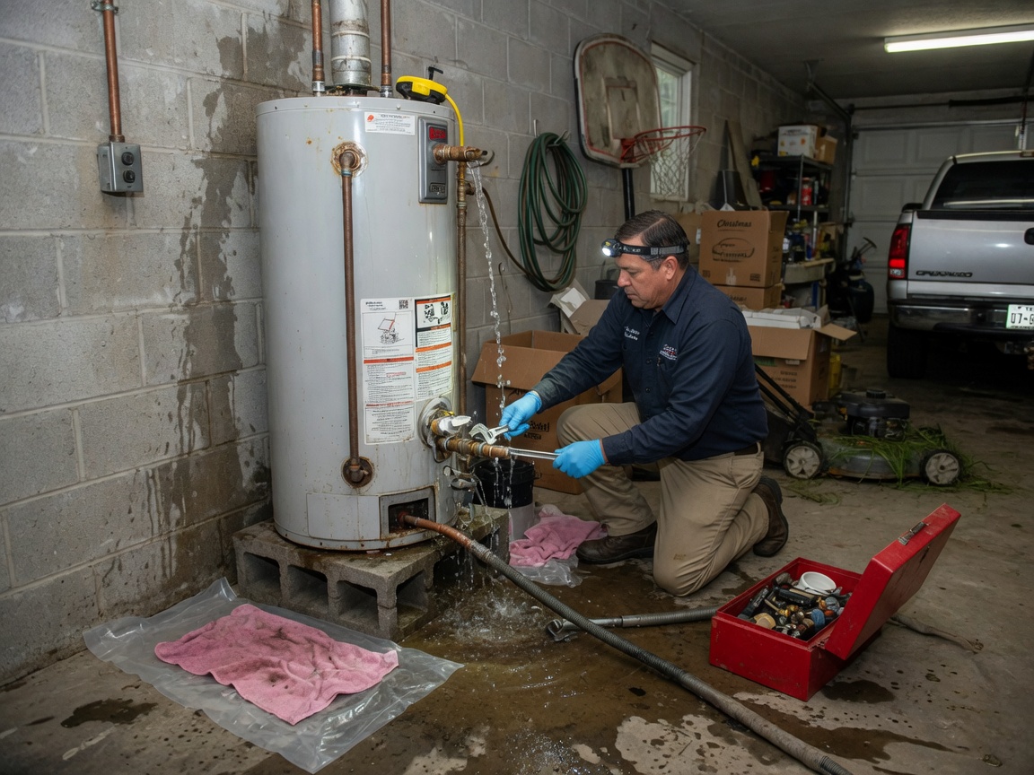 Water Heater Leak Repair in Red Oak TX